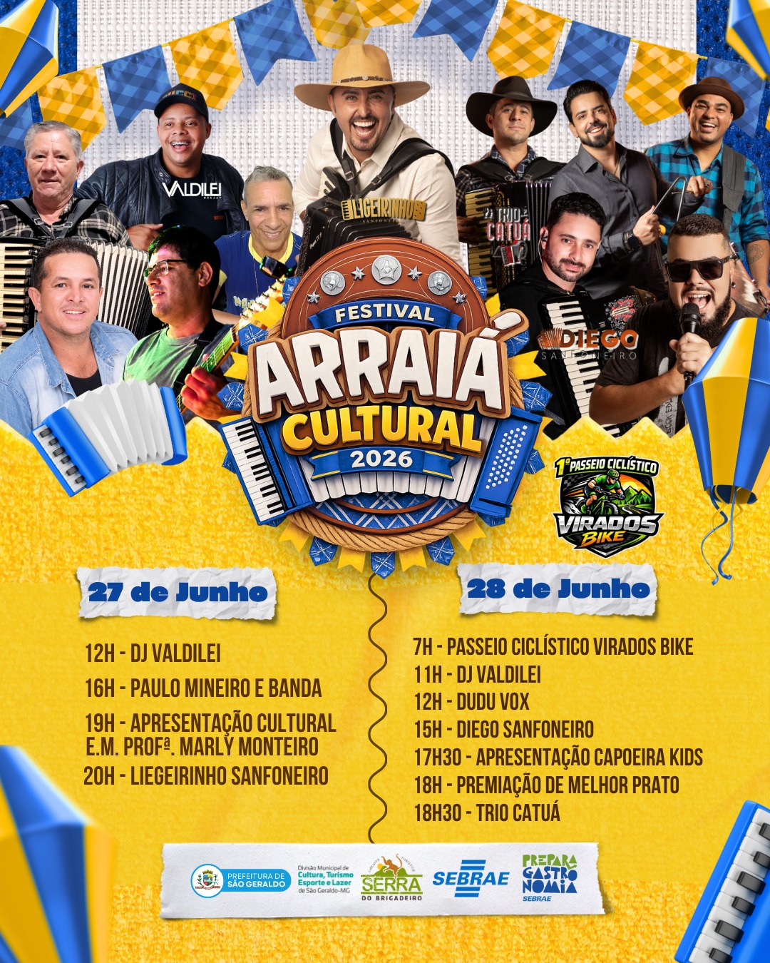Prefeitura Municipal de São Geraldo - Festival Arraiá Cultural