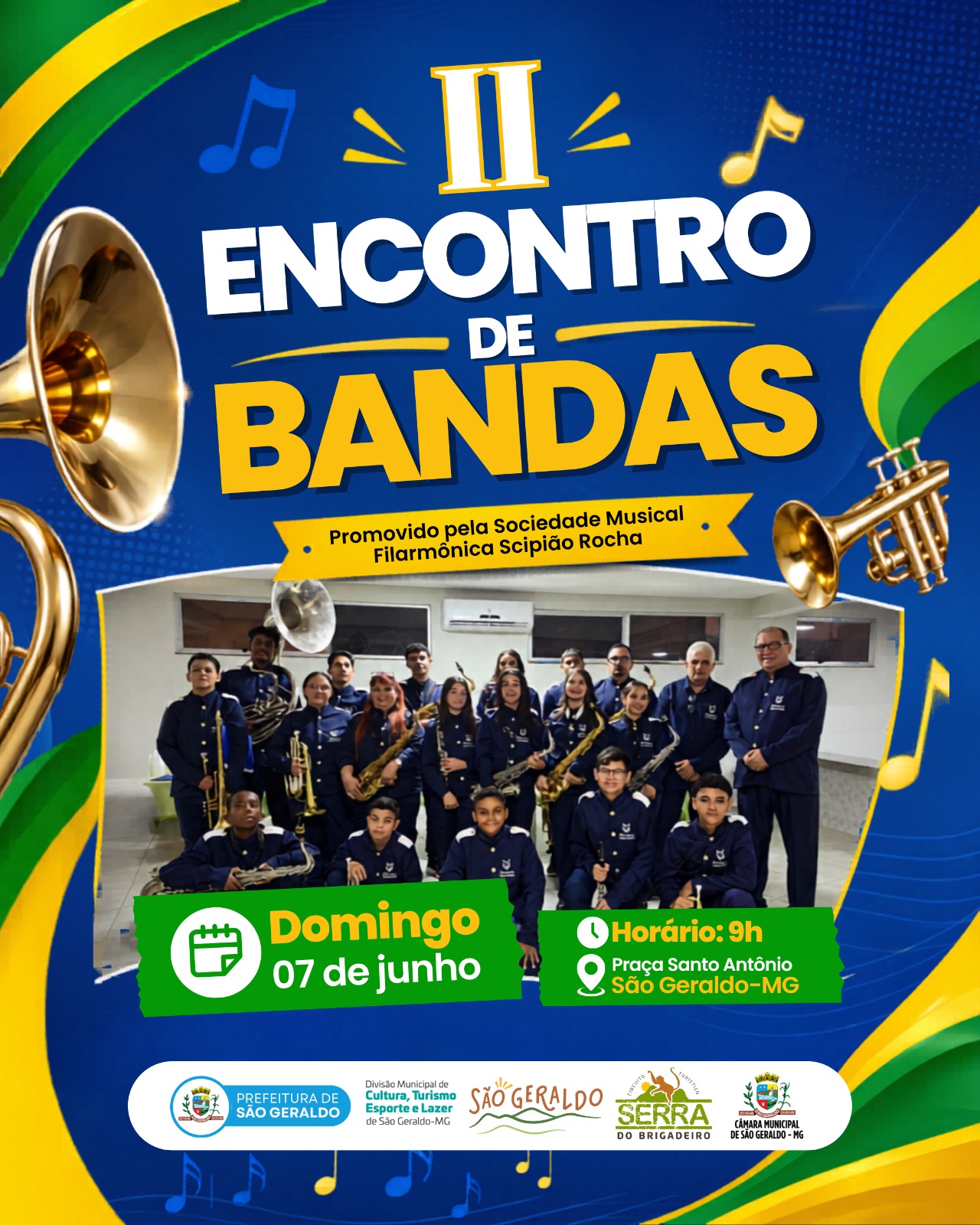Prefeitura Municipal de São Geraldo - II Encontro de Bandas